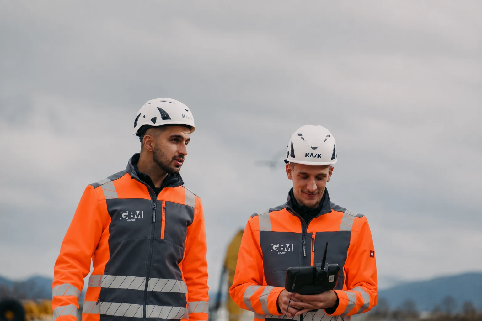 GBM Group specialists working on site
